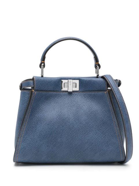 FENDI mini Peekaboo tote bag - Blue - zdjęcie produktu nr 1