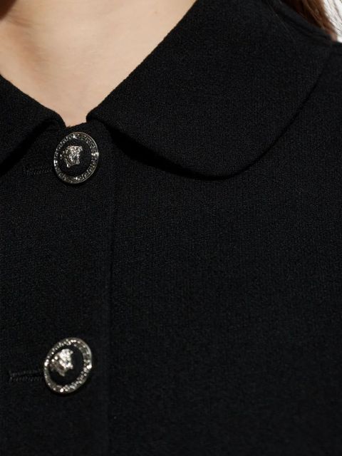 Versace long-sleeve buttoned jacket - Black
