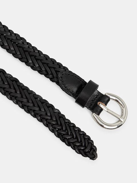 United Colors of Benetton pasek pleciony damski skórzany - zdjęcie produktu nr 1