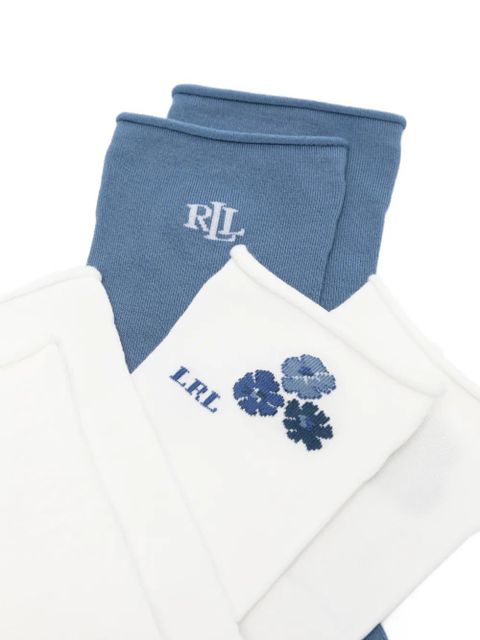 Lauren Ralph Lauren logo-detail socks (set of six) - Blue