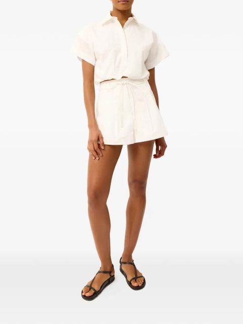 Marie Oliver Sierra crop cotton top - White - zdjęcie produktu nr 2