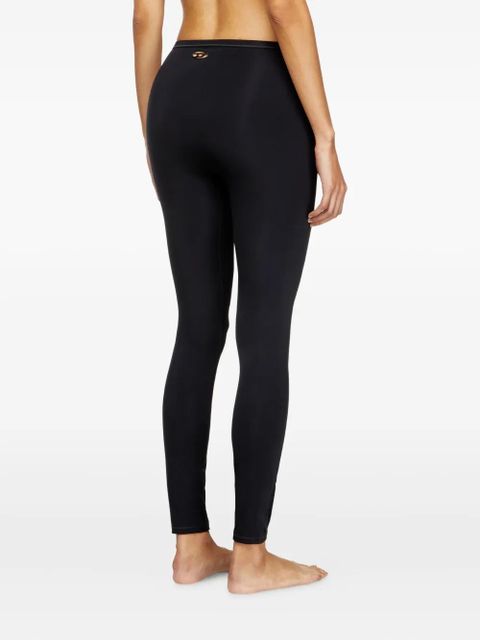 Diesel Meredith-Utlt seam-detail leggings - Black
