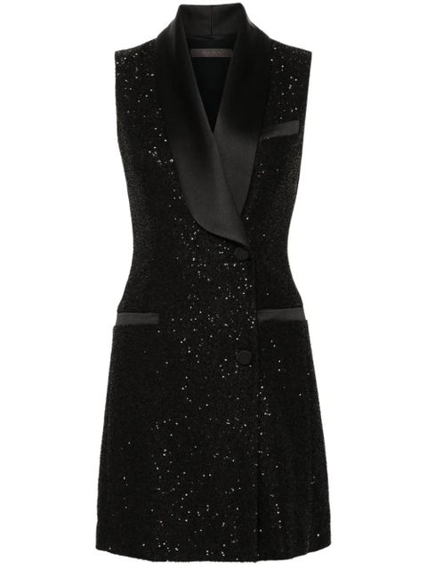 Max Mara sequinned sleeveless dress - Black - zdjęcie produktu nr 1