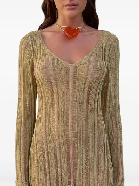 Cult Gaia Espen midi dress - Gold