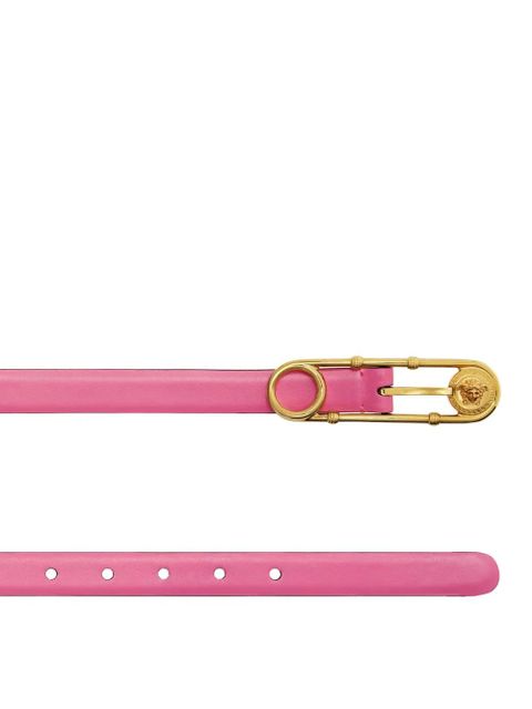 Versace Safety Pin leather buckle belt - Pink - zdjęcie produktu nr 2