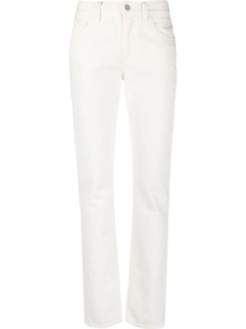 The Attico high-rise slim-leg jeans - White - zdjęcie produktu nr 1