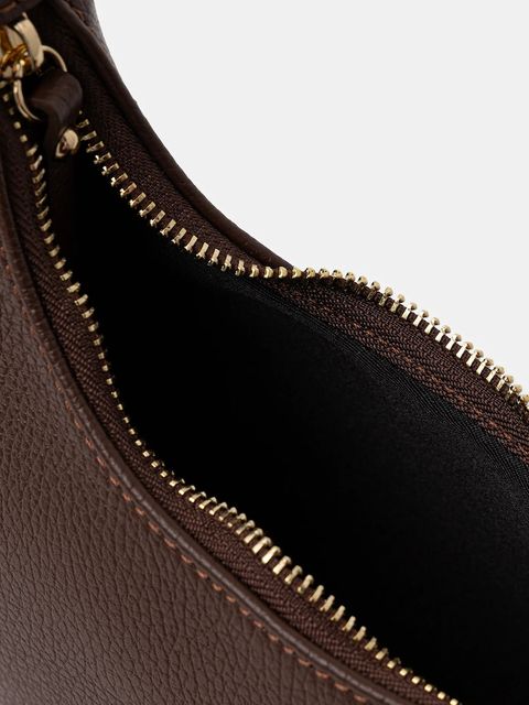 Answear.LAB torebka skórzana kolor brązowy