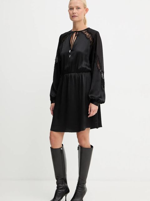 BOSS Orange sukienka kolor czarny 50548379 - zdjęcie produktu nr 2