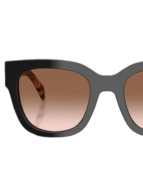 Prada Eyewear round-frame sunglasses - Black - zdjęcie produktu nr 2