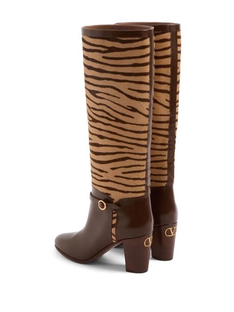 Valentino Garavani 75mm Pattie boots - Brown