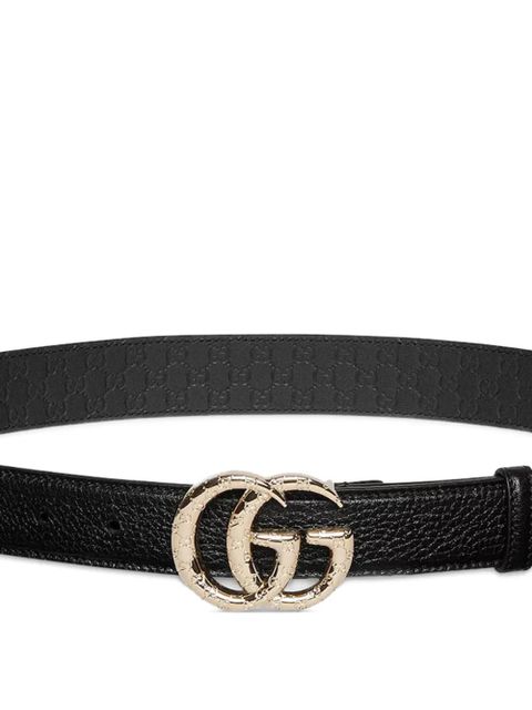 Gucci Double G leather belt - Black - zdjęcie produktu nr 2