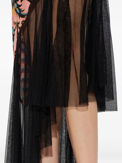 ETRO floral-print asymmetric dress - Pink