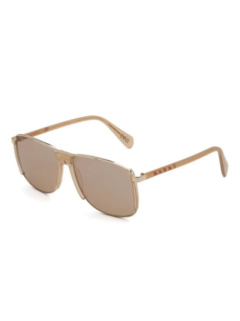 Marni Eyewear Vorluna sunglasses - Brown - zdjęcie produktu nr 2