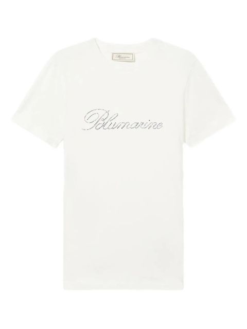 Blumarine crystal-embellished T-shirt - White - zdjęcie produktu nr 1