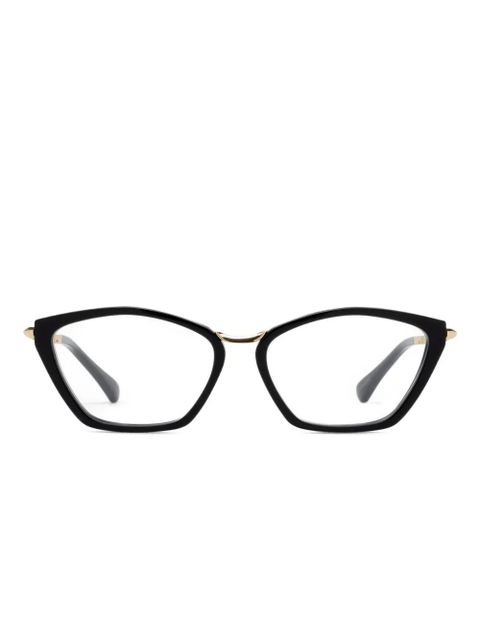 Max Mara Eyewear MM5152 cat-eye glasses - Gold - zdjęcie produktu nr 1