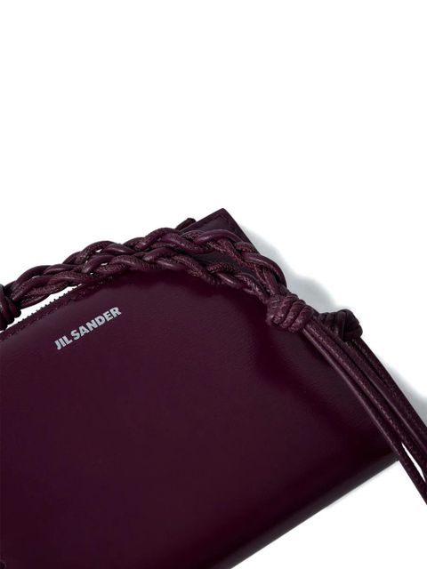 Jil Sander mini leather wallet - Red