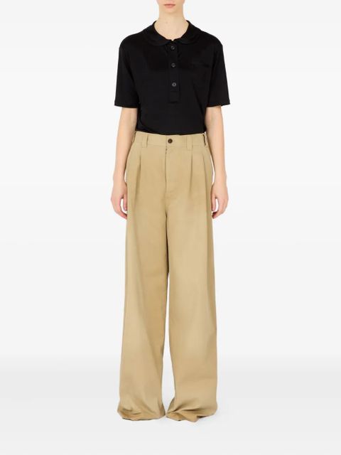 Maison Margiela wide-leg tailored trousers - Neutrals