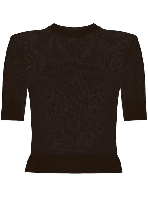 Jil Sander crew-neck T-shirt - Brown - zdjęcie produktu nr 1