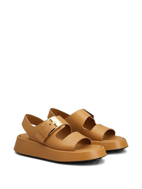 Tod's buckle-strap sandals - Brown - zdjęcie produktu nr 2