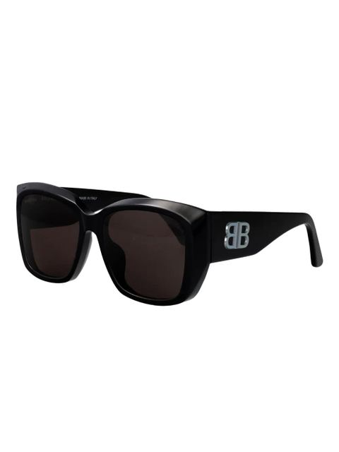 Balenciaga Eyewear BB-logo square sunglasses - Black