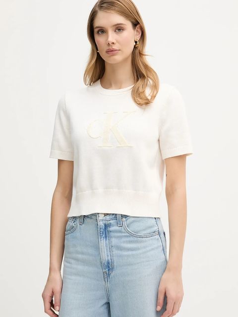 Calvin Klein Jeans t-shirt bawełniany - zdjęcie produktu nr 1