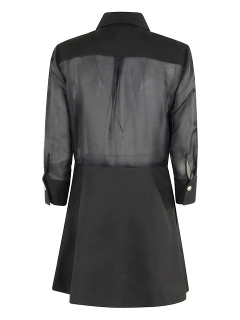 Casablanca long-sleeve mini dress - Black - zdjęcie produktu nr 2