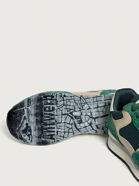 Hoff sneakersy CITY ANWERP WOMAN damskie kolor zielony 22502028