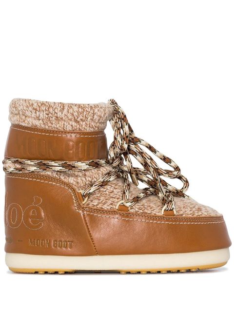 Chloé x Moon Boot snow boots - Brown