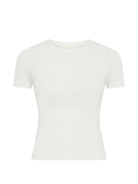 Marine Serre pearl logo baby fit T-shirt - Neutrals - zdjęcie produktu nr 1