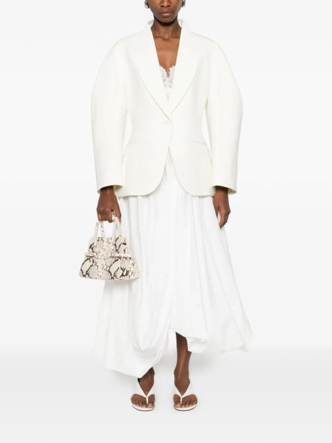 Róhe shawl-lapel blazer - White