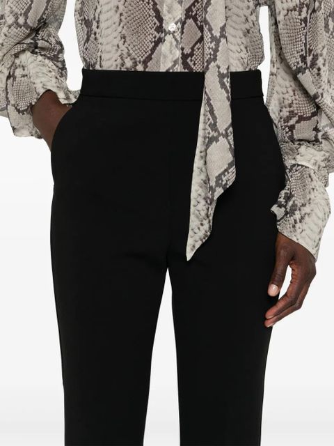 Max Mara Parata high-waist bootcut trousers - Black