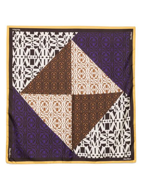 Max Mara printed scarf - Brown - zdjęcie produktu nr 1