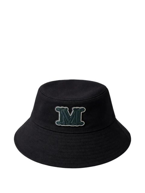 Max Mara logo-appliqué bucket hat - Black - zdjęcie produktu nr 1