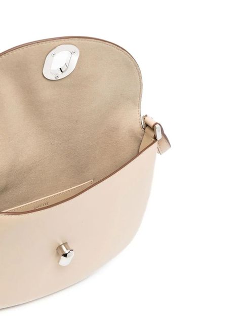 Savette Tondo leather shoulder bag - Neutrals