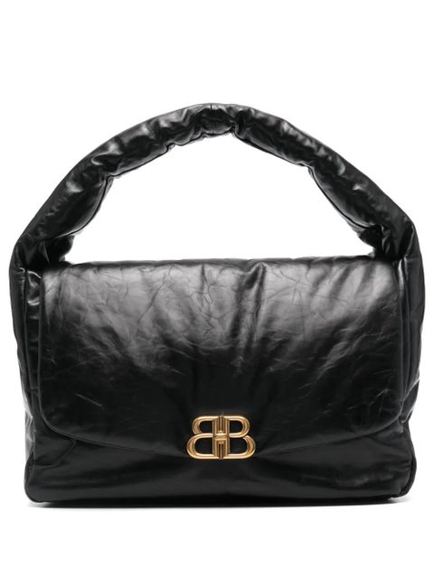 Balenciaga large Monaco shoulder bag - Black - zdjęcie produktu nr 1