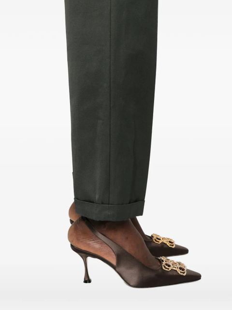 TOM FORD cuffed trousers - Green