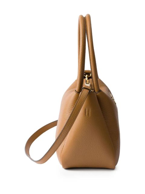 Prada small leather tote bag - Brown
