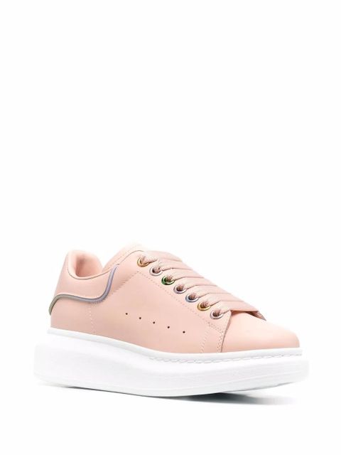 Alexander McQueen leather lace-up trainers - Pink - zdjęcie produktu nr 2
