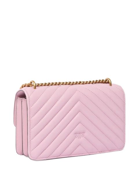 PINKO Love One Mini chevron cross body bag