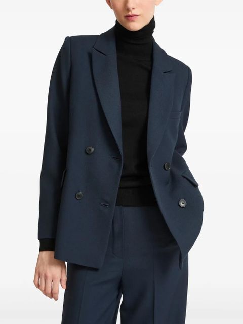 Yves Salomon double-breasted blazer - Blue