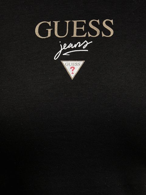 Guess Jeans t-shirt damski kolor czarny W6RI15 J1314