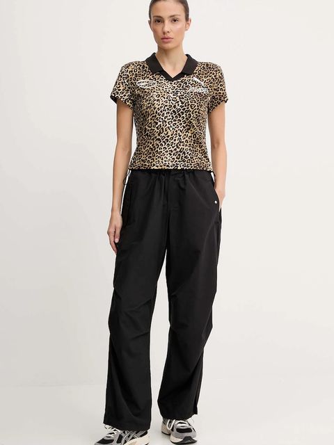 Puma x A$AP ROCKY polo bawełniane damski kolor brązowy 636099 - zdjęcie produktu nr 2