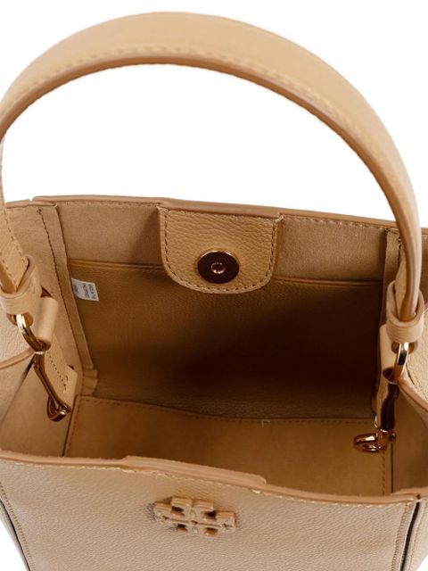 Tory Burch McGraw leather bucket bag - Brown