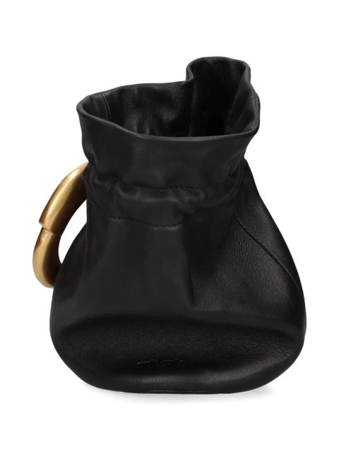 Cult Gaia Asa drawstring bucket bag - Black
