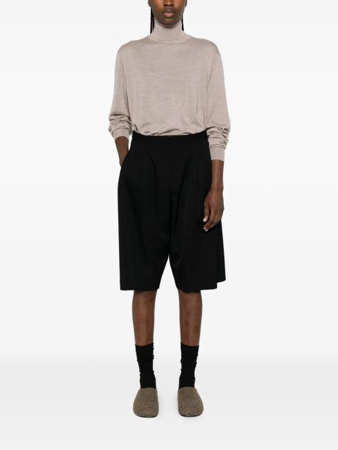 The Row Kalyan pleated tailored shorts - Black - zdjęcie produktu nr 2
