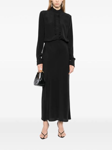 TOM FORD ruffle shirt - Black - zdjęcie produktu nr 2