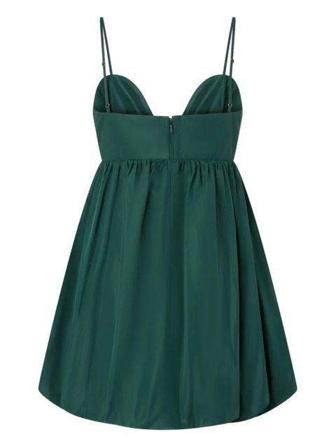PINKO sweetheart-neckline bubble mini dress - Green - zdjęcie produktu nr 2