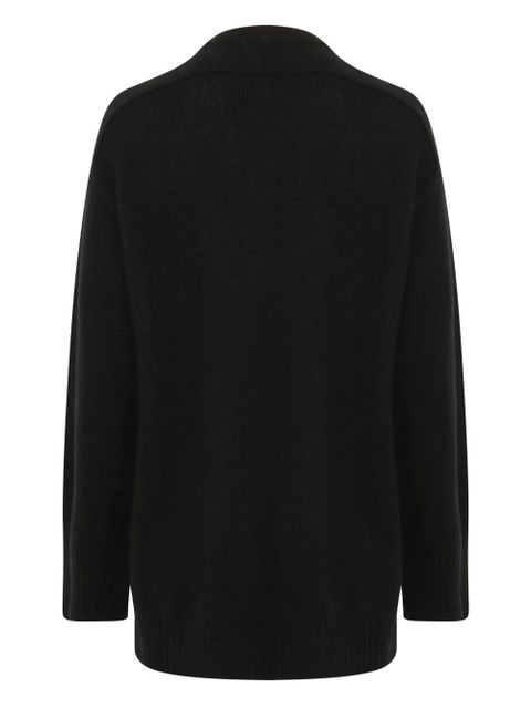 LouLou de Saison crew-neck wool-blend jumper - Black - zdjęcie produktu nr 2