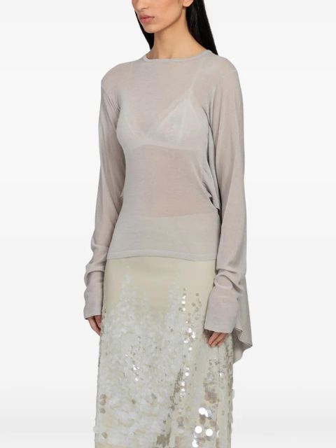 Paloma Wool Suga draped-panel blouse - Grey