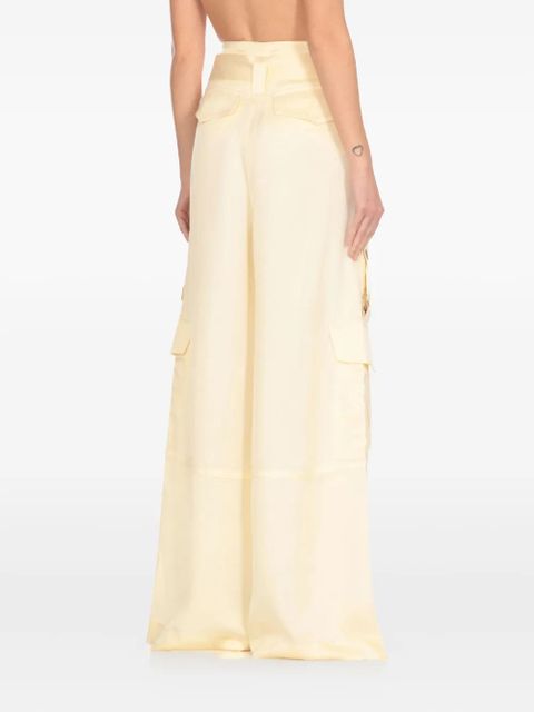 ZIMMERMANN Dawning cargo trousers - Yellow